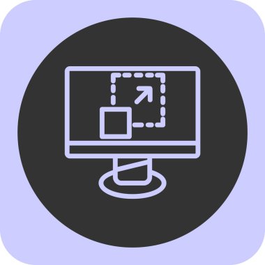 İş dünyası için web simgesi, masaüstü için vektör illüstrasyonu