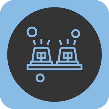 Fabrika simgesi vektör illüstrasyonu