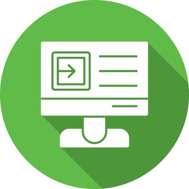 izleyici ikon vektör illüstrasyonu