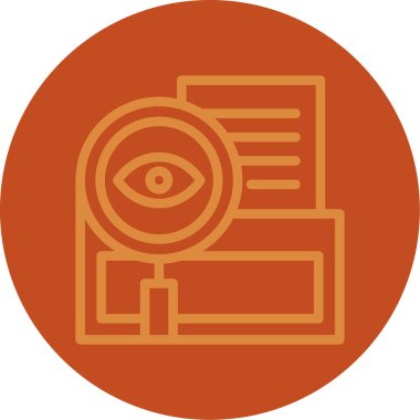 Göz simgesi vektör illüstrasyonu