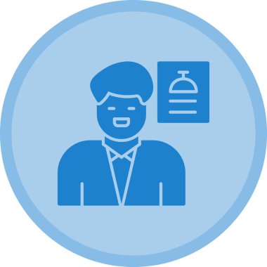 iş adamı vektör çizgisi simgesi