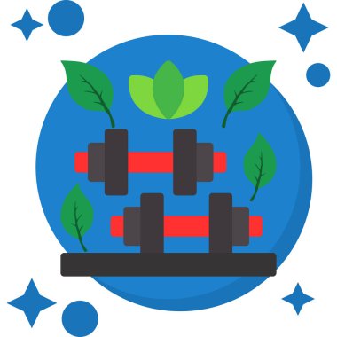 Bitki. Web simgesi basit illüstrasyon