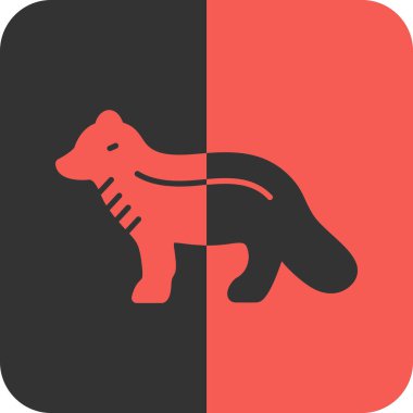 Ayı simgesi, vektör illüstrasyonu