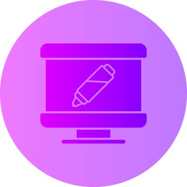 Bilgisayar. Web simgesi vektör illüstrasyonu