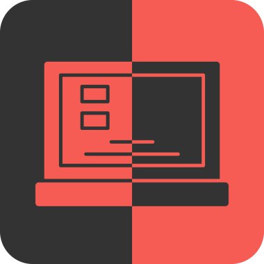 bilgisayar simgesi vektör illüstrasyonu