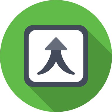 Yönlendirme yön simgesi ana hat biçiminde