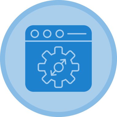 seo modern simgesinin vektör illüstrasyonu