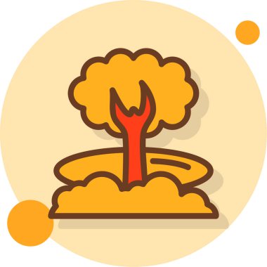 Yangın var. Web simgesi basit illüstrasyon