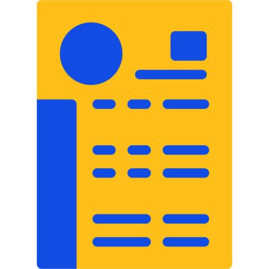 belge web simgesi basit resimleme