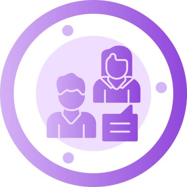 vektör insanlar simge illüstrasyonu