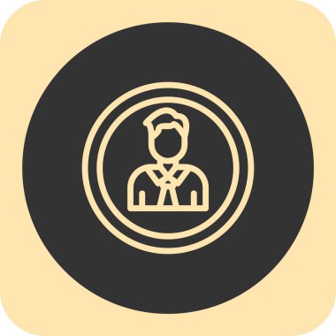 İnsan simgesinin vektör illüstrasyonu