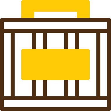 Otelde. Web simgesi basit illüstrasyon