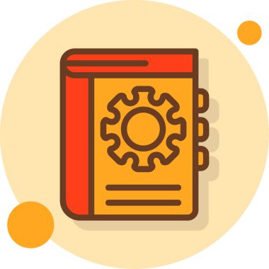 Kitap. Web simgesi basit illüstrasyon