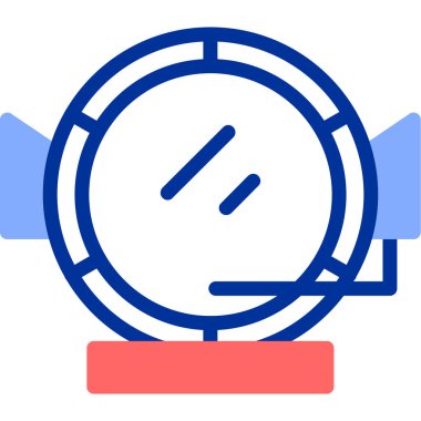 Pusula. Web simgesi basit illüstrasyon