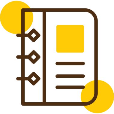 Belge. Web simgesi basit illüstrasyon