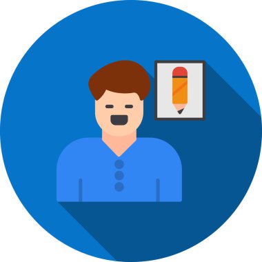 Doktor simgesinin vektör çizimi