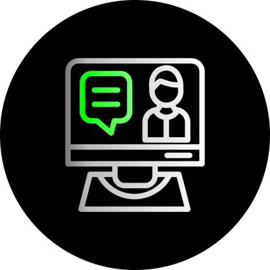 seo modern simgesinin vektör illüstrasyonu