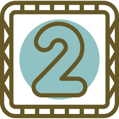 Çemberde 2 numara 2 numara ve 2 kare 2 numara var.