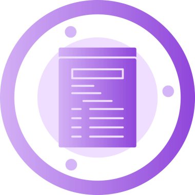 Modern b 'nin vektör illüstrasyonunda belgenin eksik simgesi