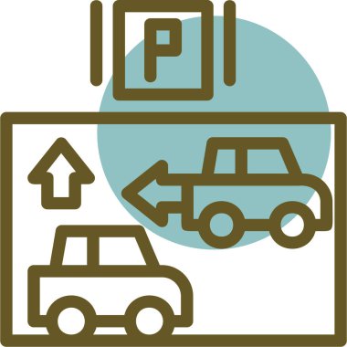 Araba parkı. Basit tasarım