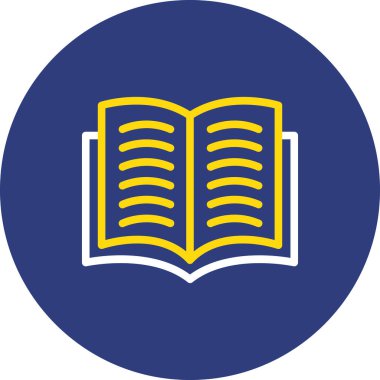 kitap simgesi vektör illüstrasyonu