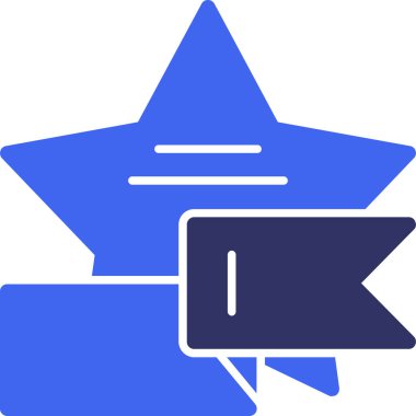 Yıldız. Web simgesi basit illüstrasyon