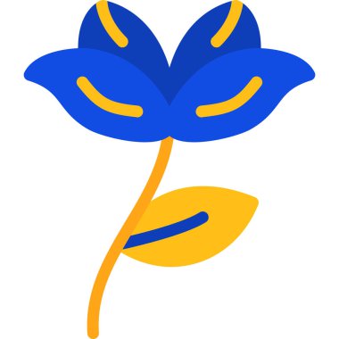 Çiçeğin vektör illüstrasyonu