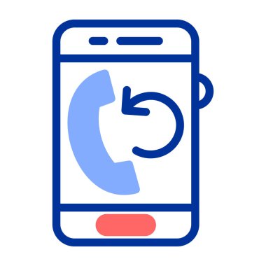 Telefon simgesi, vektör çizimi