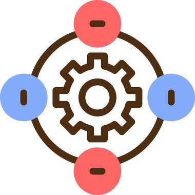 Veri. Web simgesi basit illüstrasyon