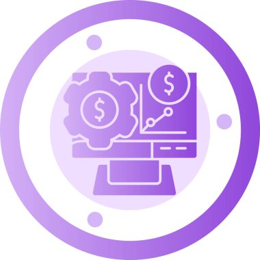 seo modern simgesinin vektör illüstrasyonu