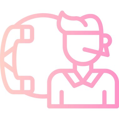 Kadın simgesinin vektör illüstrasyonu