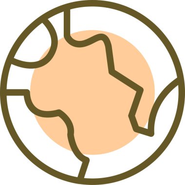 Dünya gezegeni. Web simgesi