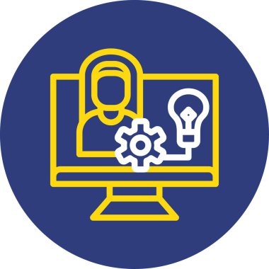 seo modern simgesinin vektör illüstrasyonu