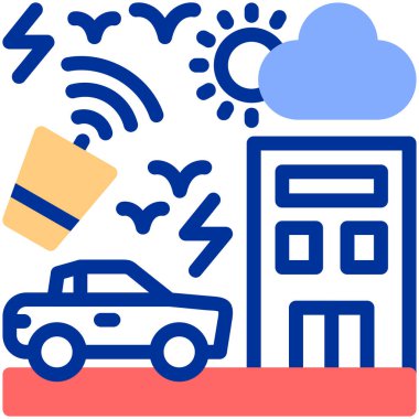 Araçlarda araç sigortası simgesi - mod - ulaşım kategorisi