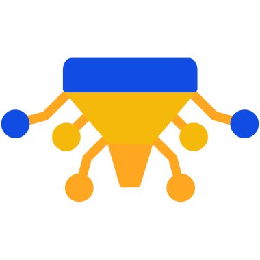 Bir bebeğin karikatür simgesinin vektör çizimi