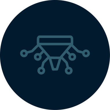 seo modern simgesinin vektör illüstrasyonu