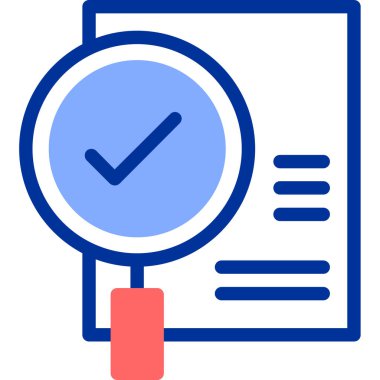 Kontrol listesi web simgesi basit tasarımı