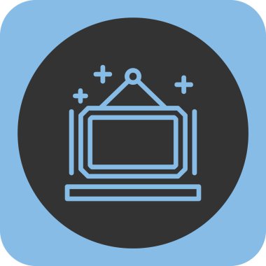 dizüstü bilgisayar simgesi, vektör illüstrasyonu