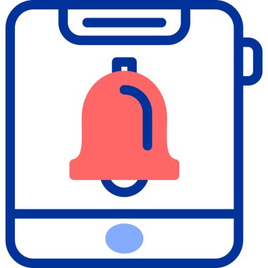 Çan simgesi, vektör illüstrasyonu basit tasarım