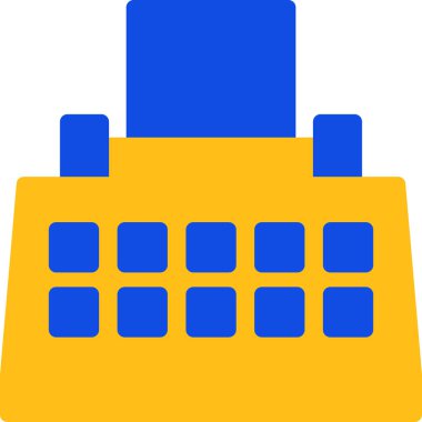 inşaat endüstrisi simgesi düz stil