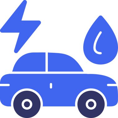 araba elektrik enerji simgesi