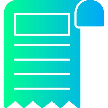 belge simgesi vektör illüstrasyonu