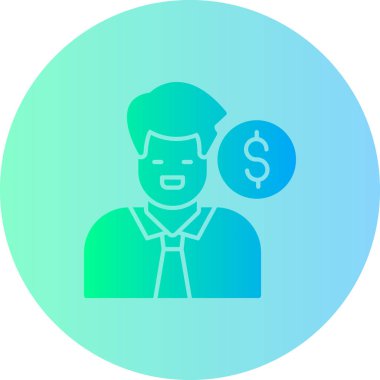 Dolar simgesi vektör illüstrasyonu