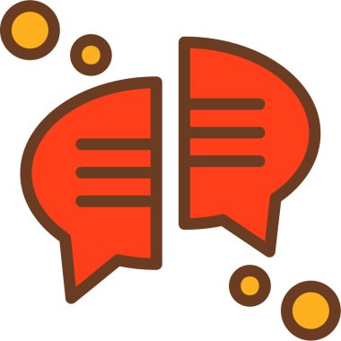 Sohbet yorum simgesi - özet biçimi