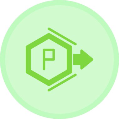 Benzin istasyonunun modern bir simgesinin vektör çizimi