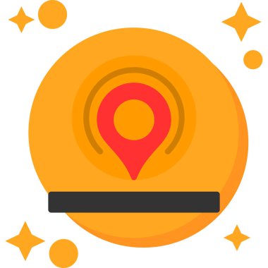 pin konum haritası simgesi düz biçimli