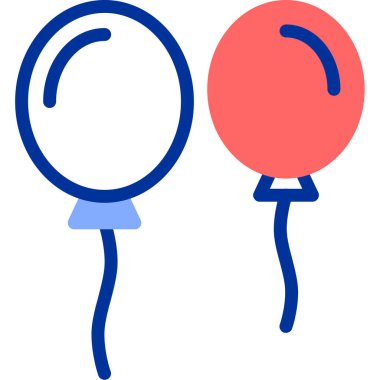 Balon. Web simgesi basit tasarım