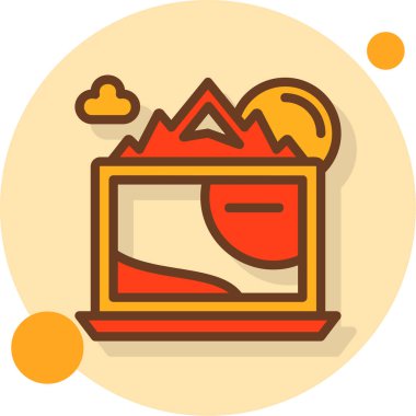 Gıda simgesinin vektör illüstrasyonu