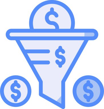 para huni vektör çizgisi simgesi,