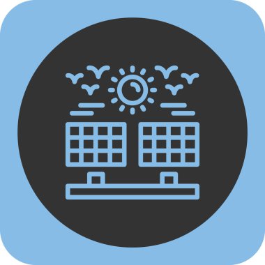 Modern b 'nin vektör illüstrasyonu denetim simgesinden yoksun